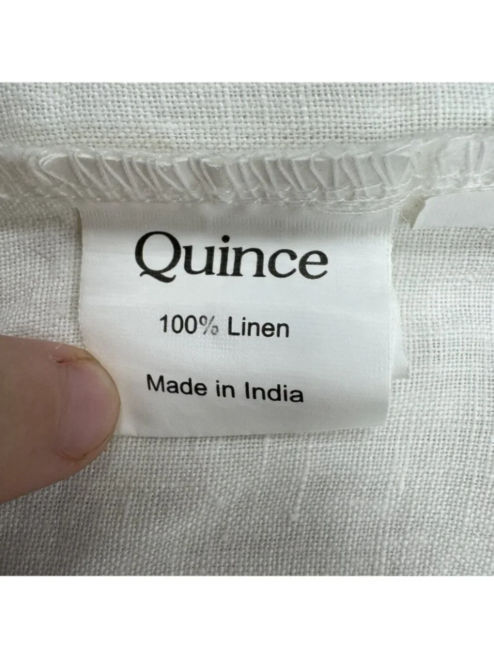 Quince European Linen Pillow Shams - Set of Two - Sand - Standard Size - NEW